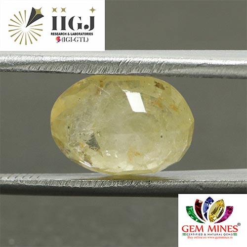 Yellow Sapphire 5.88 Ct.