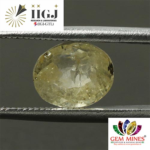Yellow Sapphire 3.33 Ct.