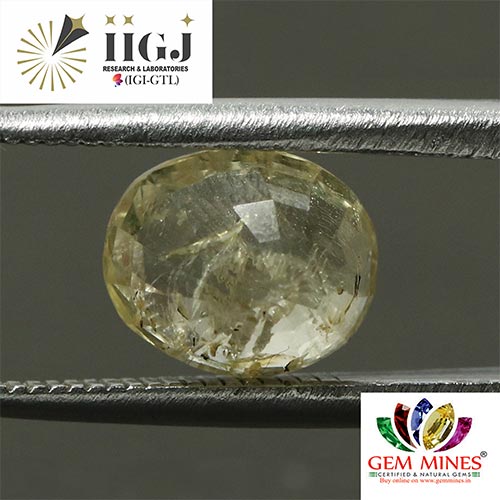 Yellow Sapphire 3.33 Ct.