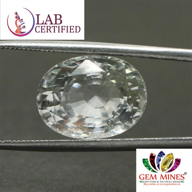 White topaz 11.11 Ct.