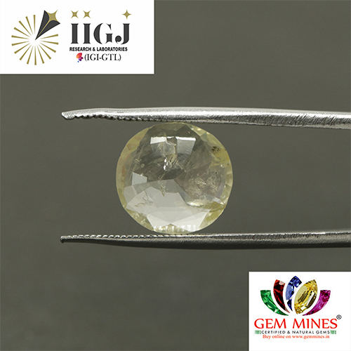 YELLOW SAPPHIRE 3.96 Ct.