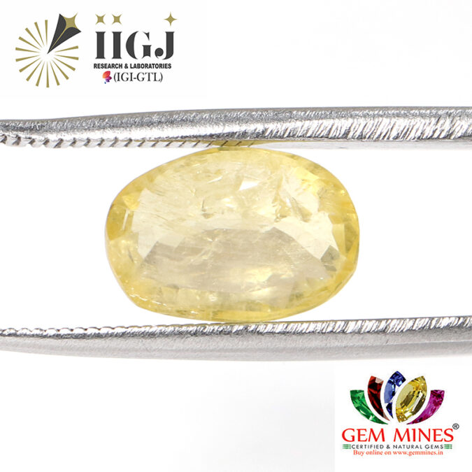 YELLOW SAPPHIRE 4.36 Ct. YELLOW SAPPHIRE 4.36 Ct.