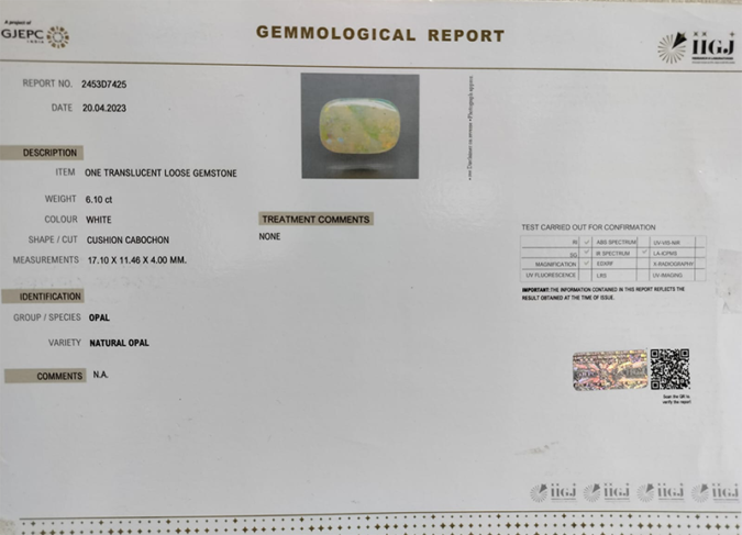 OPAL 6.1 Ct.