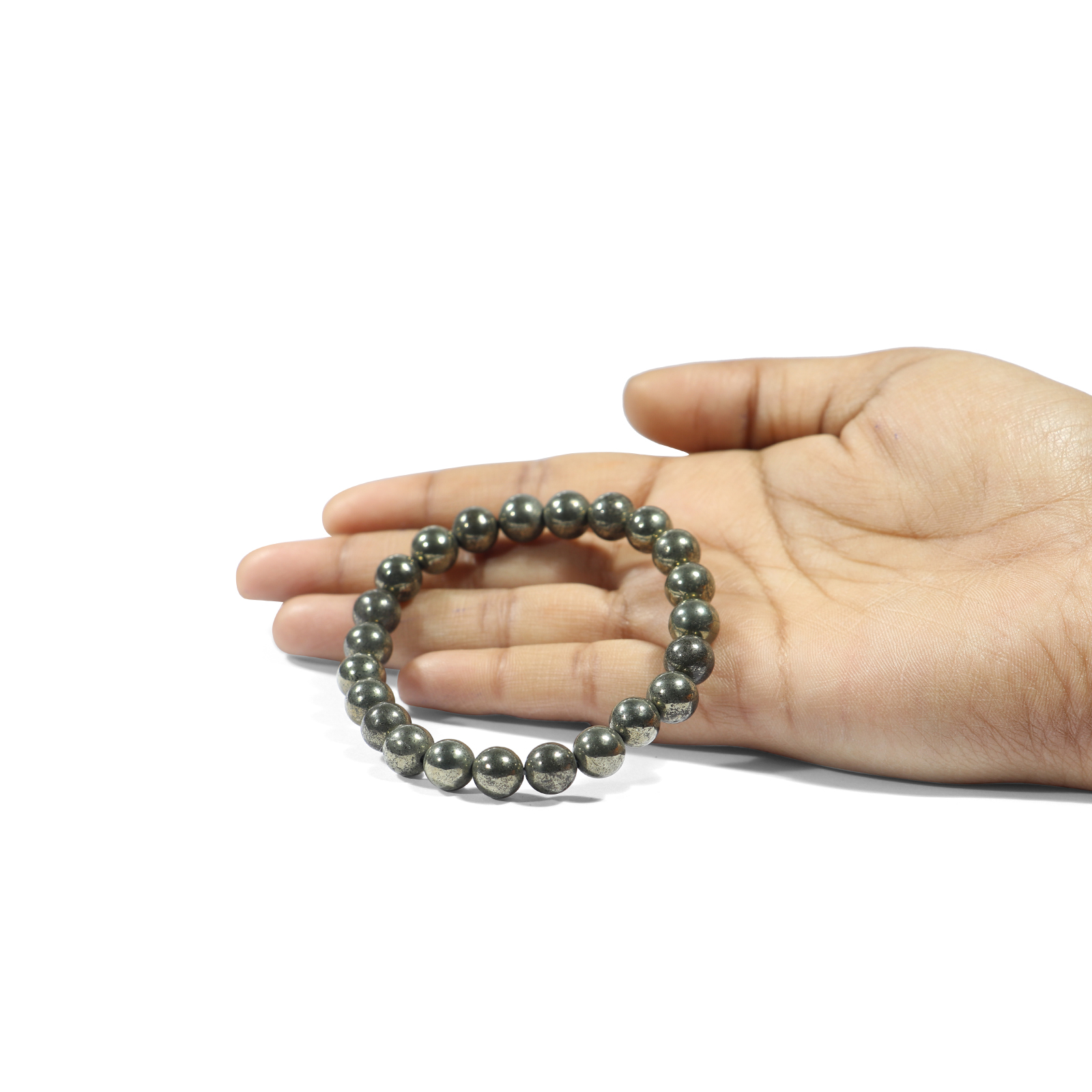 Pyrite Bracelet Original Certified for Men & Women | Natural Raw Pyrite Stone Bracelet AAA+ Quality | Energised | Govt Lab Certified