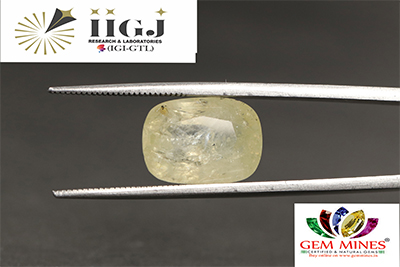 YELLOW SAPPHIRE 11.35 Ct.