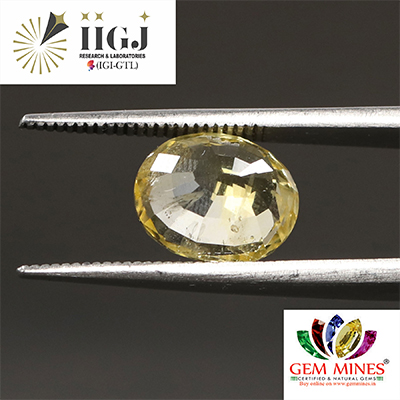 YELLOW SAPPHIRE 5.13 Ct. YELLOW SAPPHIRE 5.13 Ct.