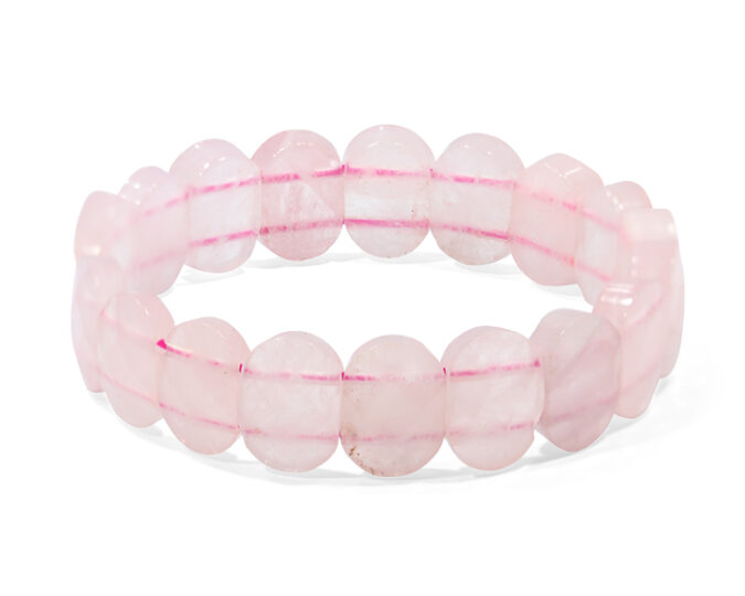 Rose Quartz Oval Bracelet Rose Quartz Oval Bracelet