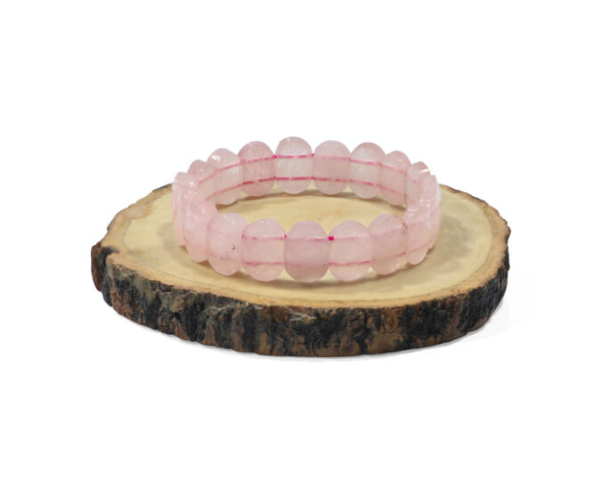Rose Quartz Oval Bracelet Rose Quartz Oval Bracelet