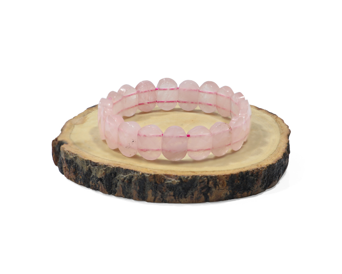 Rose Quartz Oval Bracelet Rose Quartz Oval Bracelet