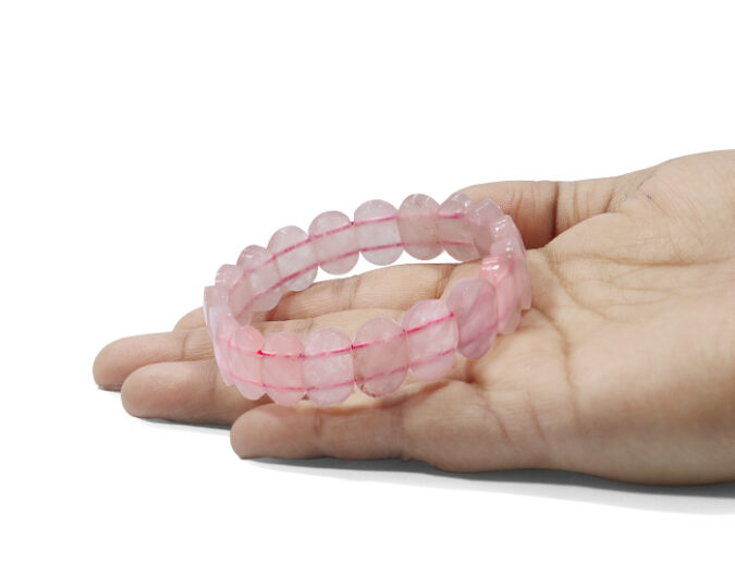 Rose Quartz Oval Bracelet Rose Quartz Oval Bracelet