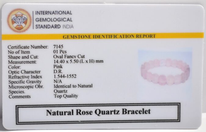 Rose Quartz Oval Bracelet Rose Quartz Oval Bracelet