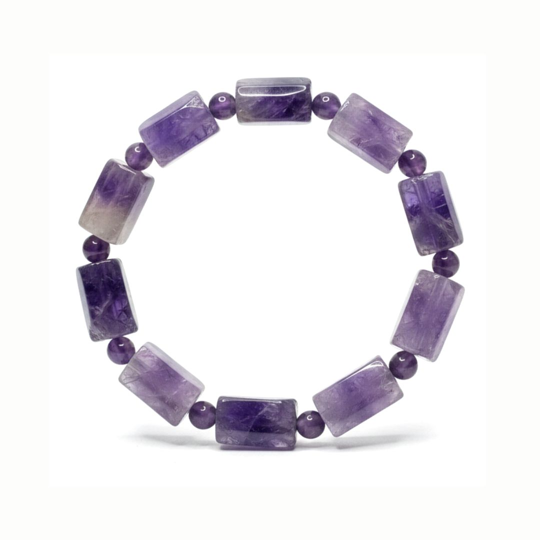 Amethyst Rectangular Bracelet
