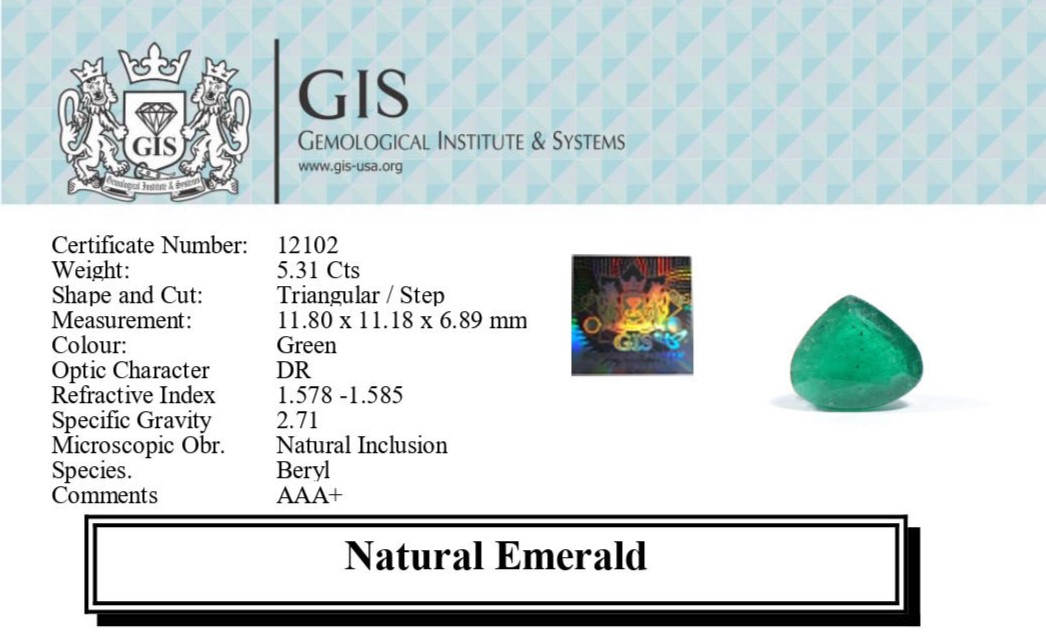 EMERALD 5.31 Ct.