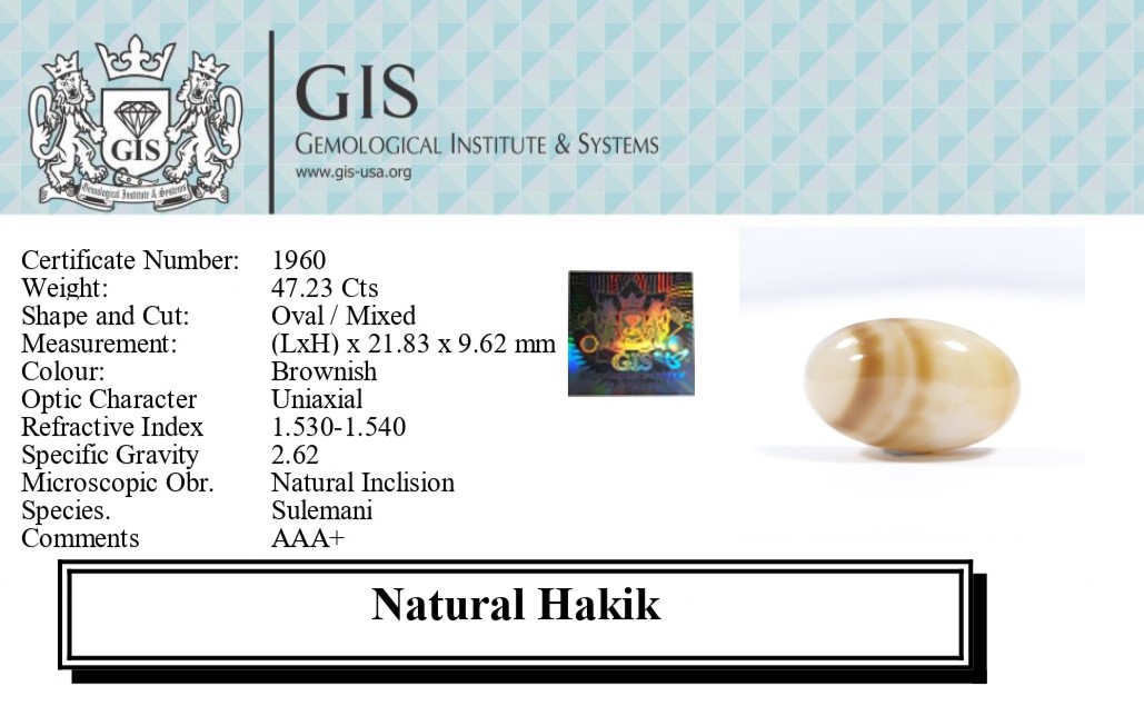 HAKIK 47.23 Ct.