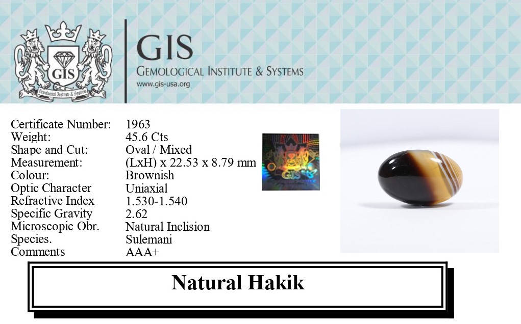 HAKIK 45.6 Ct.