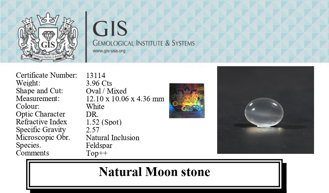 MOONSTONE 3.96 Ct.