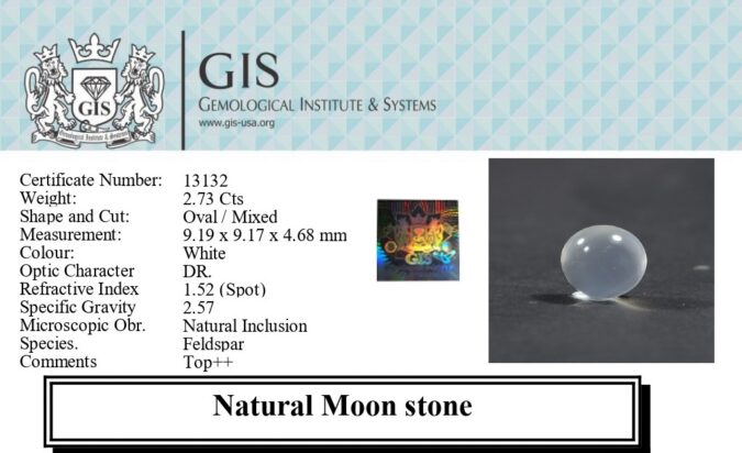 MOONSTONE 2.73 Ct.