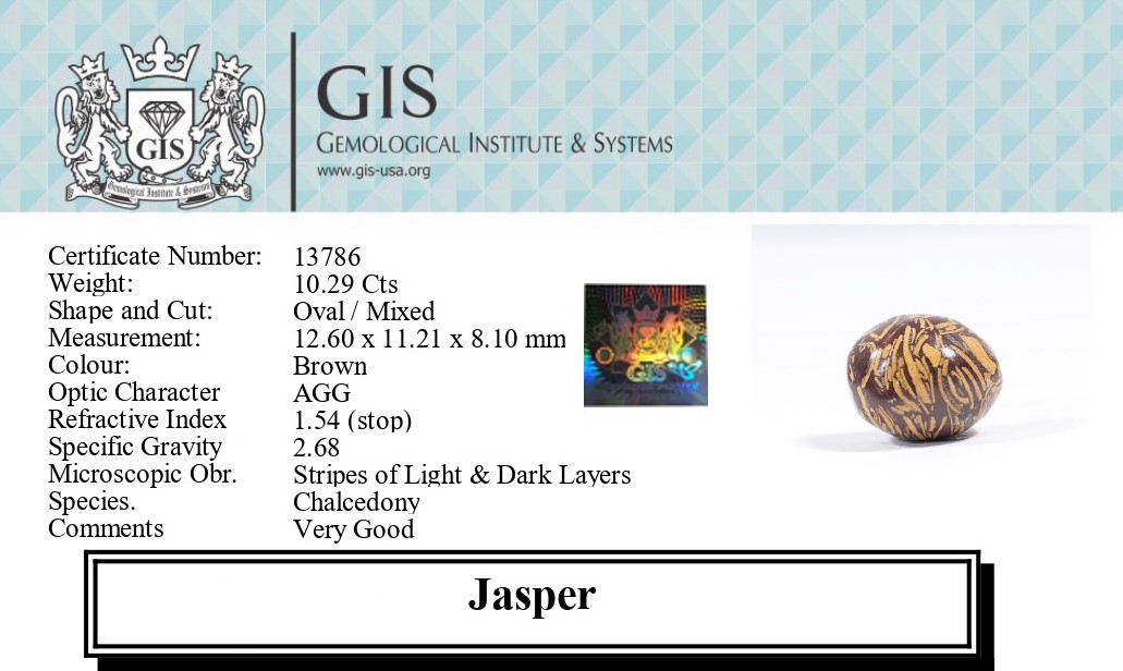 JASPER 10.29 Ct.