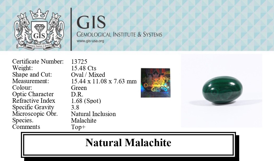 MELACHITE 15.48 Ct.