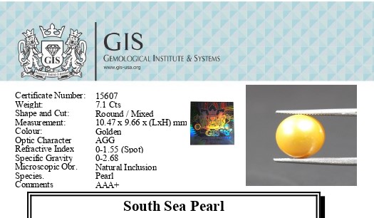 SOUTH SEA PEARL 7.1 Ct.