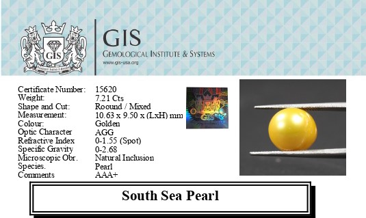 SOUTH SEA PEARL 7.21 Ct.