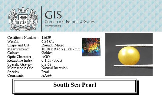 SOUTH SEA PEARL 6.54 Ct.