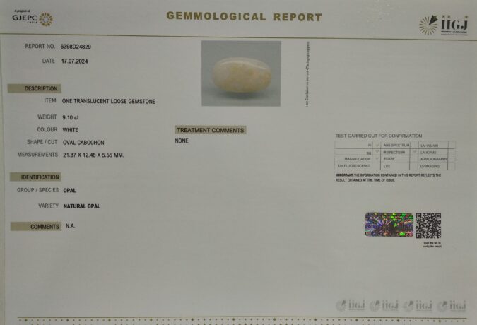OPAL 9.1 Ct.