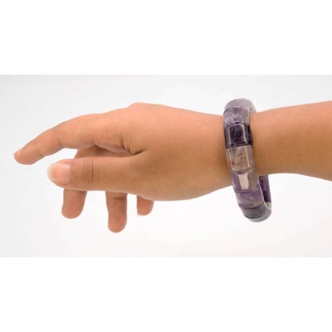 Amethyst Thick  Bracelet