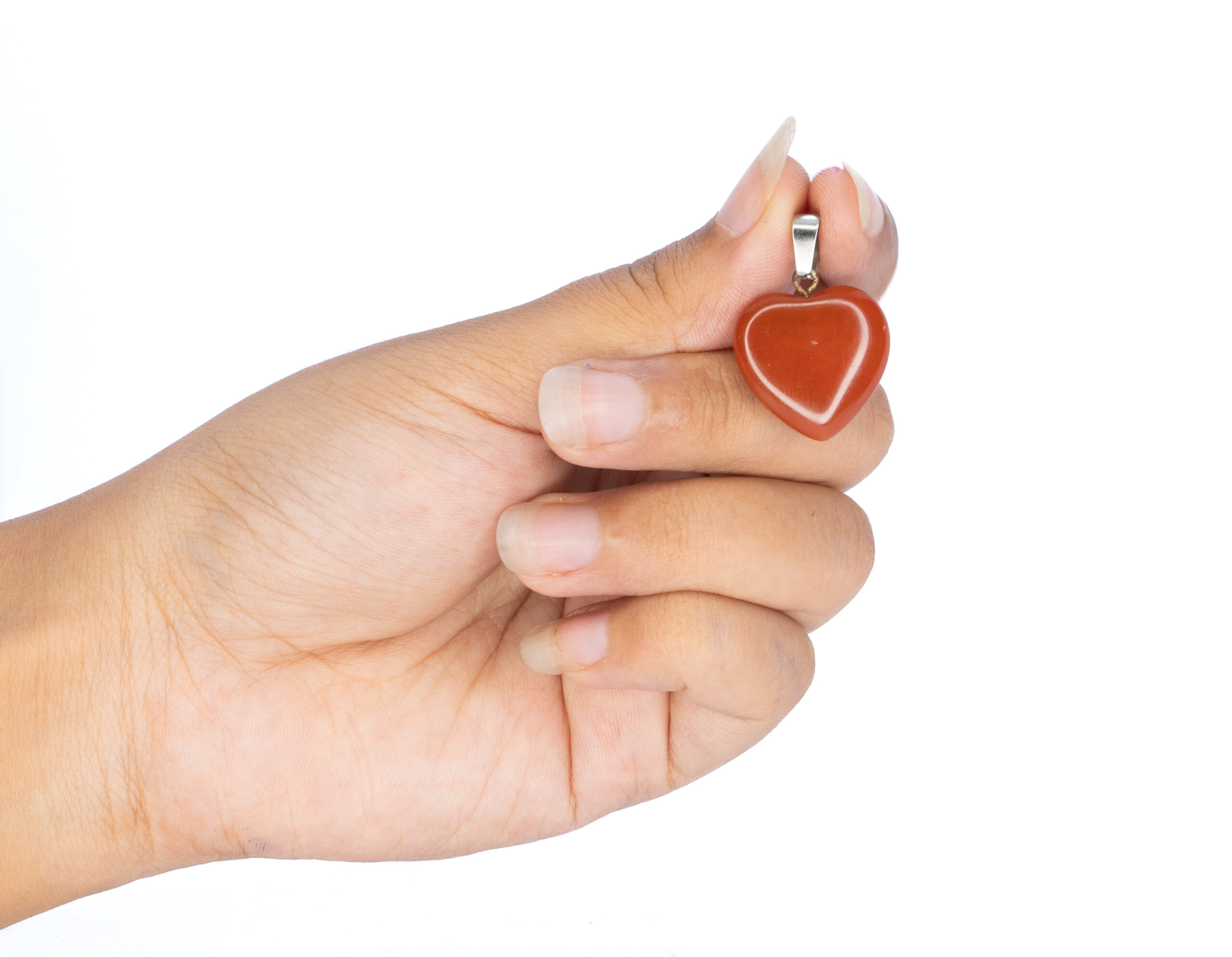 Carnelian Heart Pendant