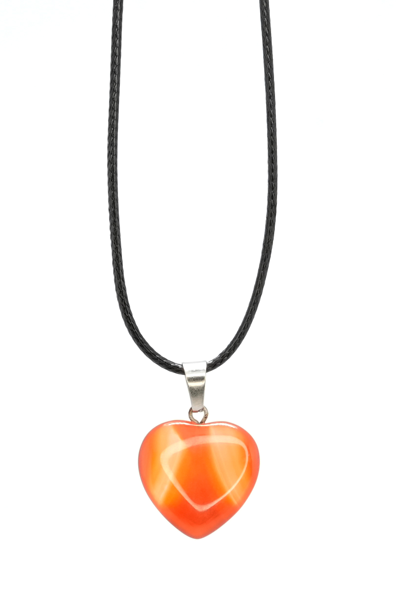Carnelian Heart Pendant