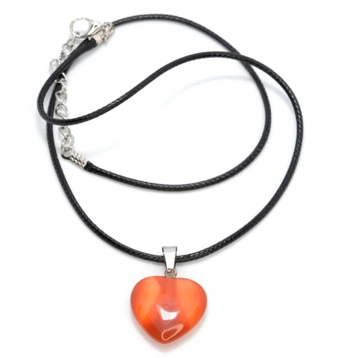 Carnelian Heart Pendant