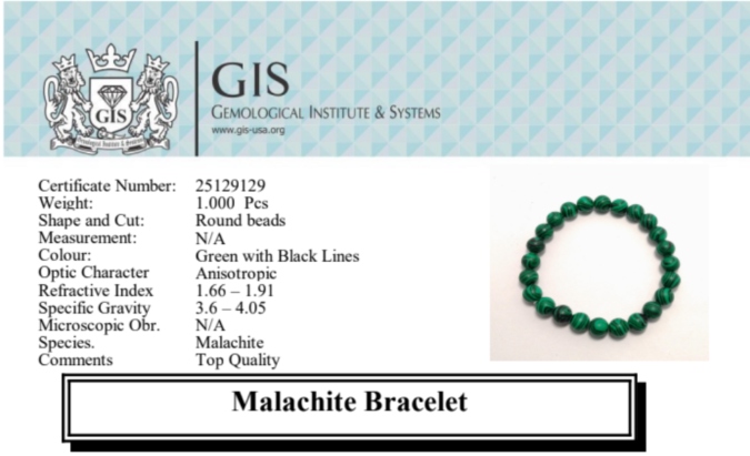 Malachite Bracelet