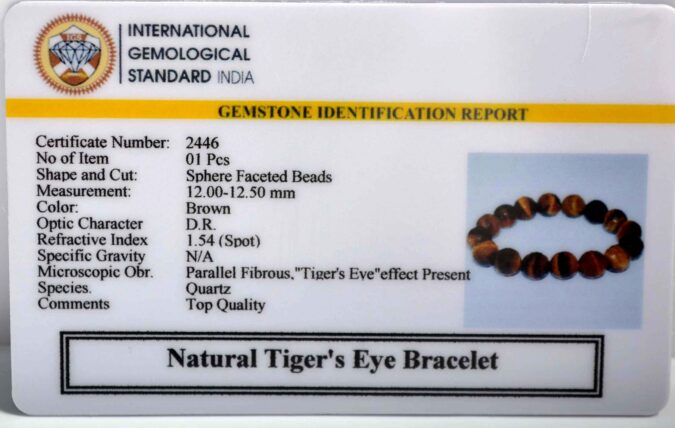 Tiger’s Eye Diamond Cut Bracelet Tiger’s Eye Diamond Cut Bracelet
