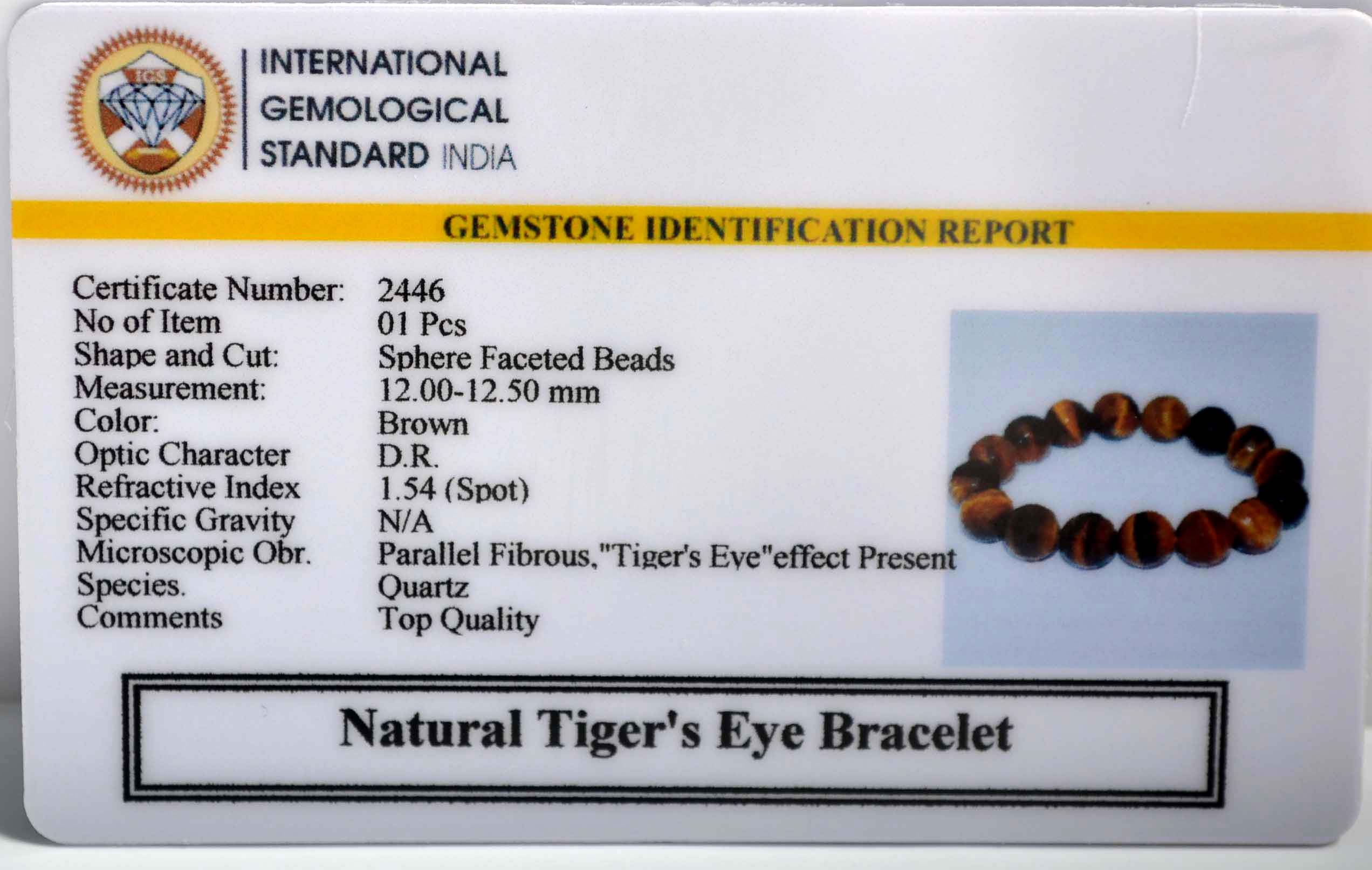 Tiger’s Eye Diamond Cut Bracelet Tiger’s Eye Diamond Cut Bracelet
