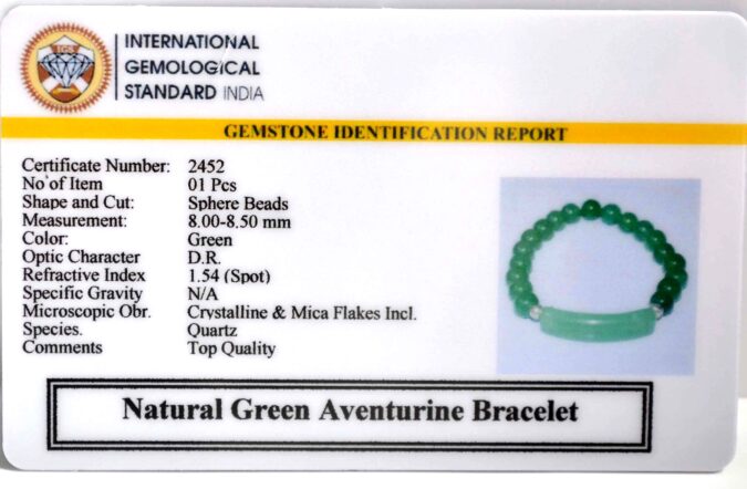 Green Aventurine Energy Curve Bracelet Green Aventurine Energy Curve Bracelet