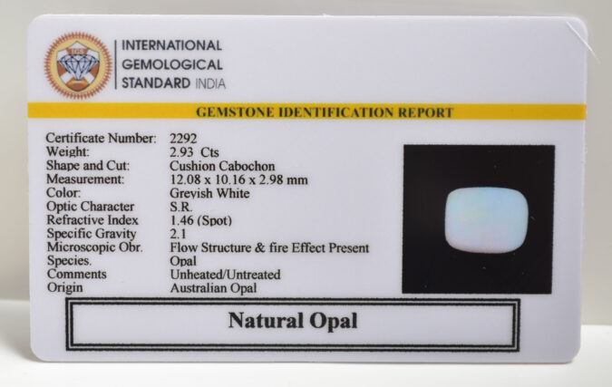 OPAL 2.93 Ct.