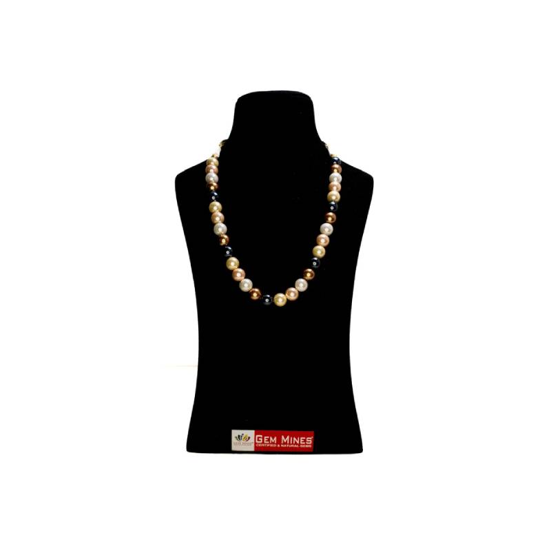 Multicolour High Quality Shell Pearls Necklace