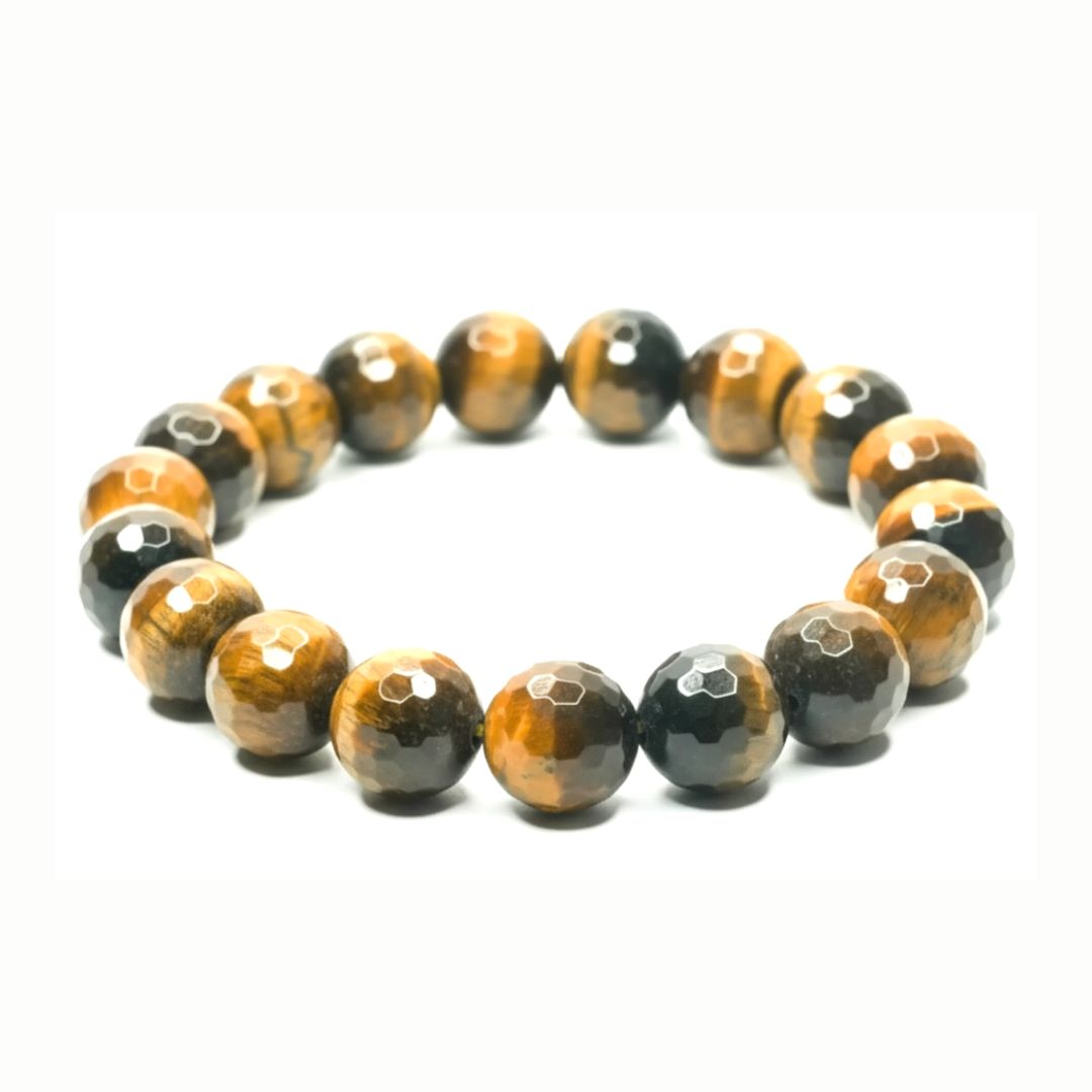 Tiger’s Eye Diamond Cut Bracelet Tiger’s Eye Diamond Cut Bracelet