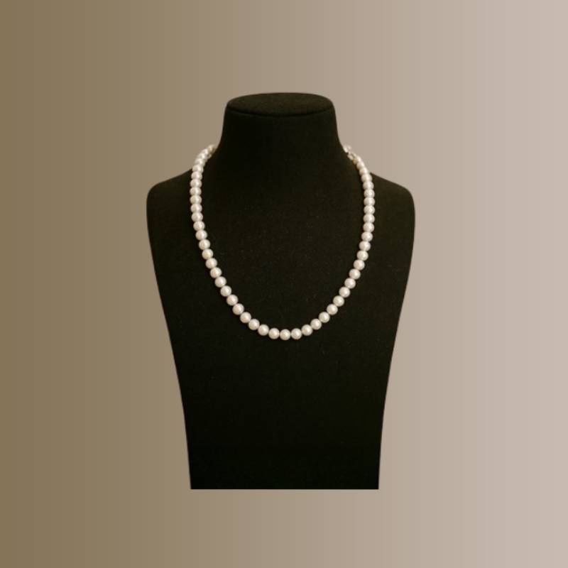 White Pearl High Quality Shell Pearls Necklace