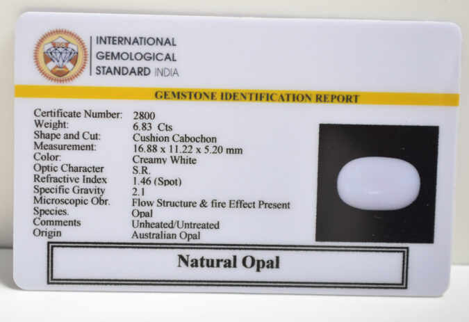 OPAL 6.83 Ct. OPAL 6.83 Ct.