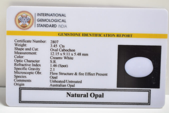 OPAL 3.45 Ct.