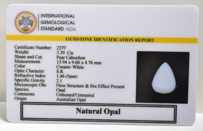 OPAL 3.39 Ct. OPAL 3.39 Ct.