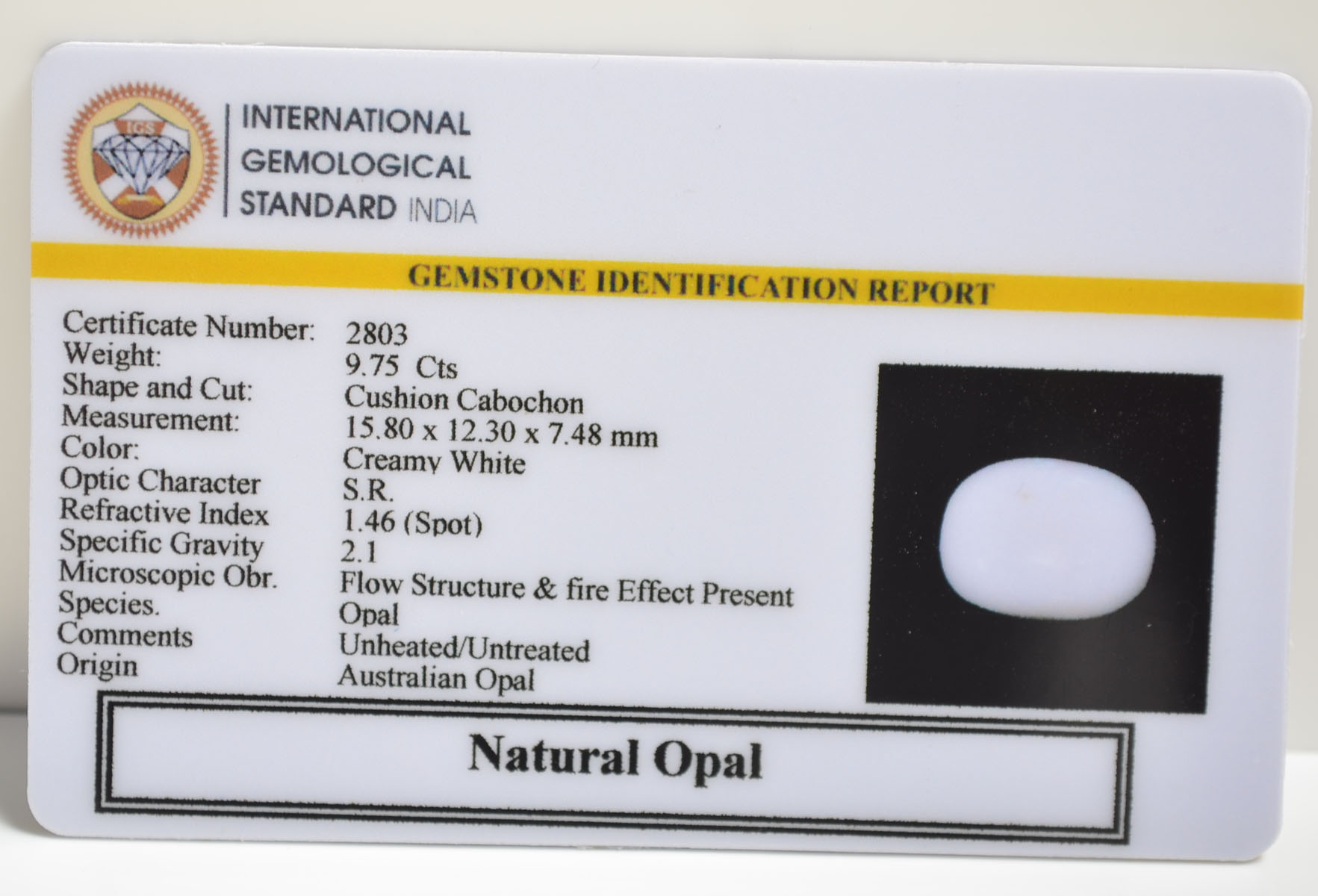 OPAL 9.75 Ct.