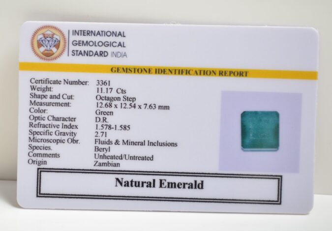 EMERALD 11.17 Ct.