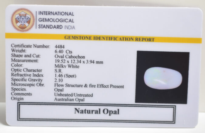 OPAL 6.4 Ct.