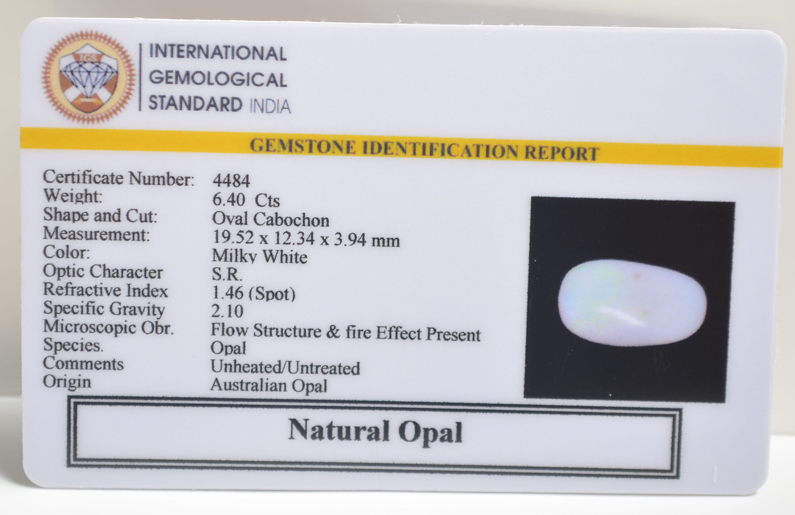 OPAL 6.4 Ct.