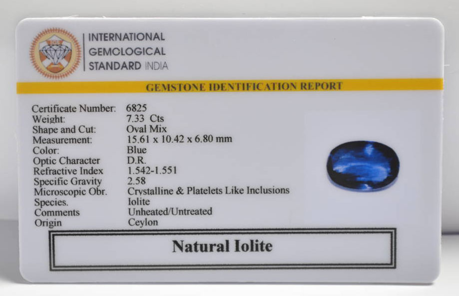 IOLITE NILLI 7.33 Ct.
