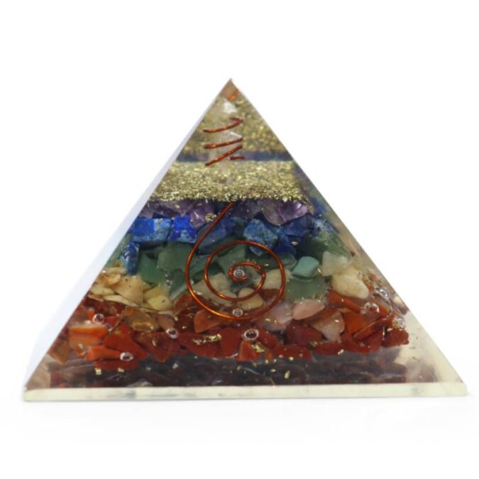 Seven Chakra Orgone Pyramid