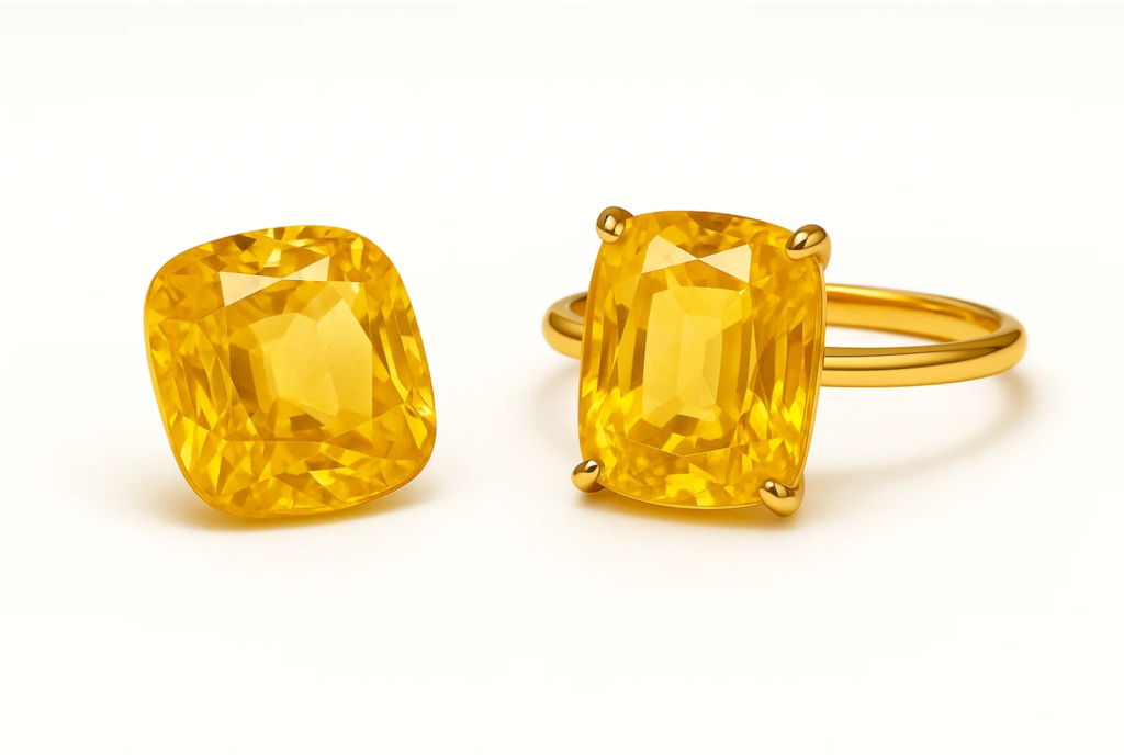 Yellow Sapphire Jewellery 
