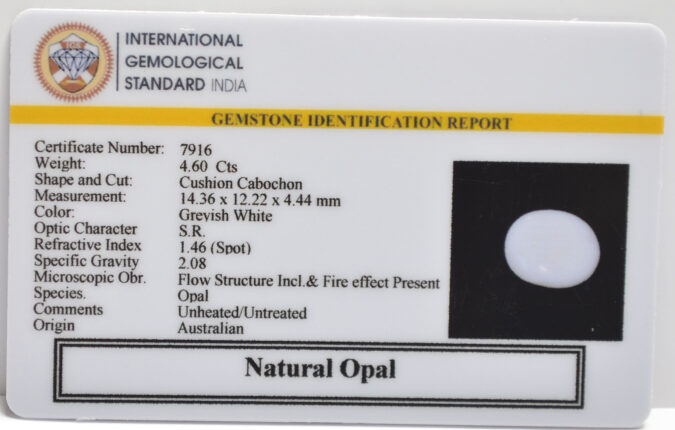 OPAL 4.6 Ct.